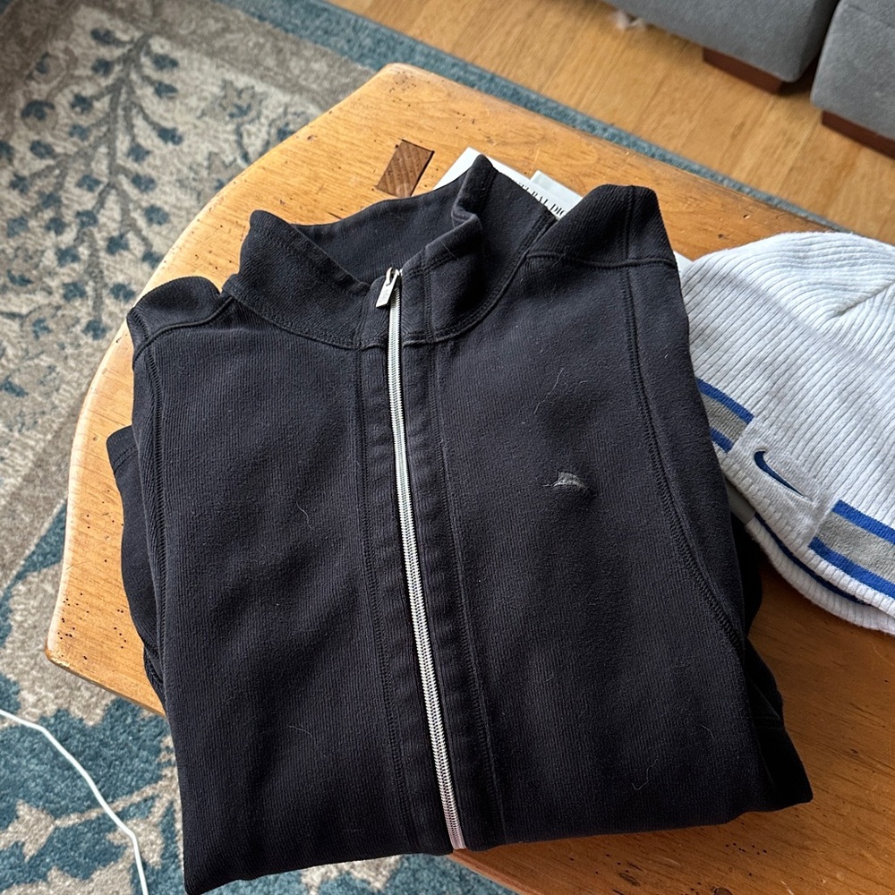 Tommy Bahama Long Sleeve Zipper Front